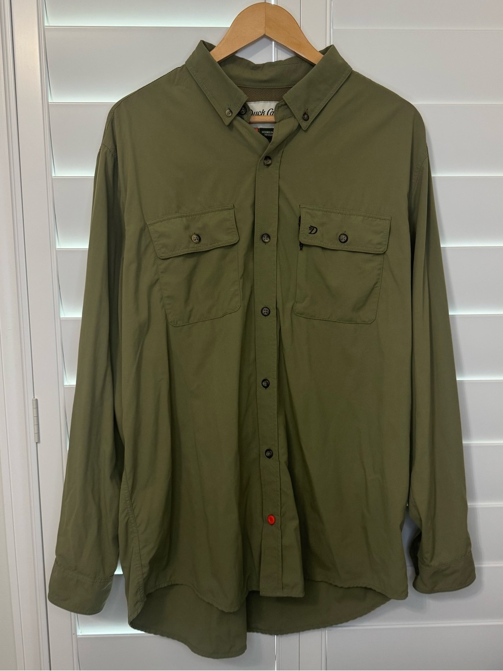 Duck Camp Button Down Vented Shirt Size XL